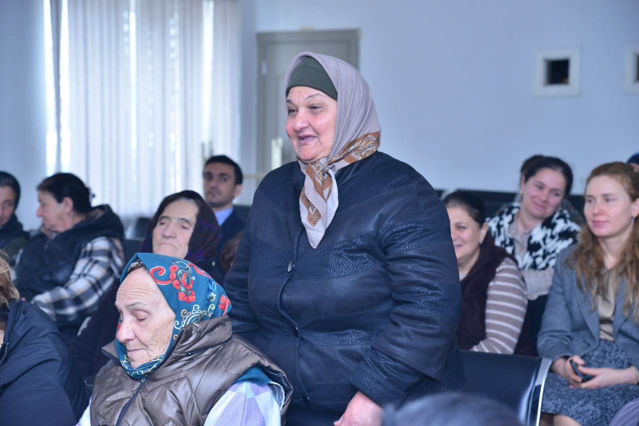 Süleyman Mikayılov Qızıldaşda növbəti səyyar görüş keçirdi - FOTOLAR